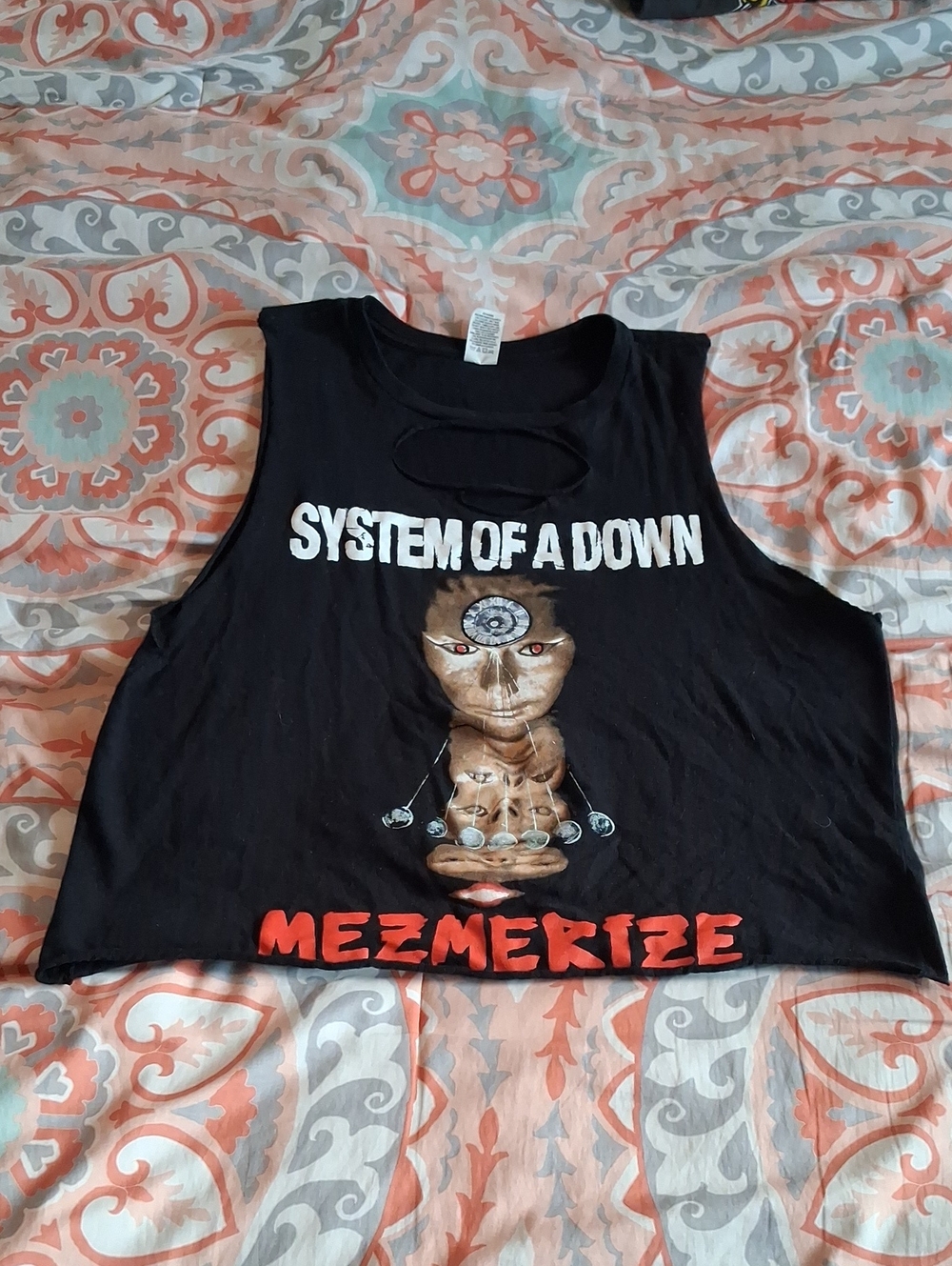 System Of A Down Cut Tank Top